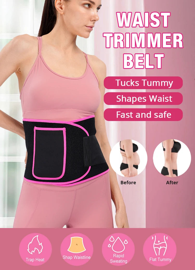 Adjustable Waist Trimmer Belt