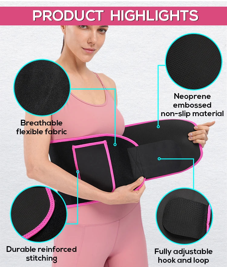 Adjustable Waist Trimmer Belt